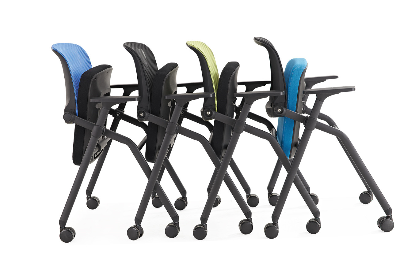 培訓椅：841C網(wǎng)背活動腳