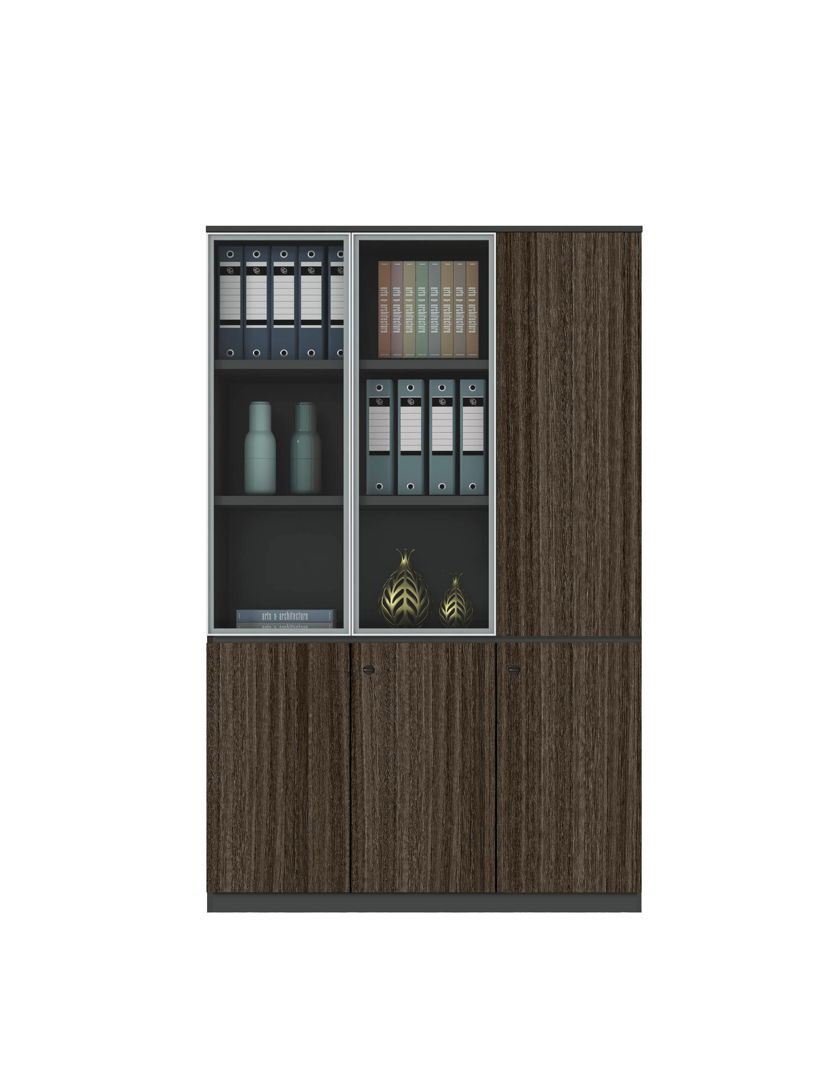 木質(zhì)文件柜：M-CB1204A三門文件柜